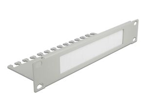 DELOCK 10" Kabelmanagement Bürstenleiste Kabelabfangpalette
