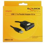 DeLOCK USB 1.1 parallel adapter Paralleles Kabel 0,8 m