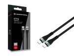 Conceptronic ETTA01B12 USB C-C PD 3.0 100W Schnellladekabel, 1,2m, 20V 5A, 480Mbps, E-Mark