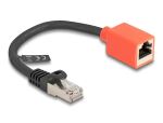 DeLOCK RJ45 Geräteschutz Adapter Cat.6A S/FTP 20 cm...