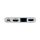Tripp Lite U444-06N-HGU-C USB-C Multiport Adapter – HDMI, USB 3.x (5 Gbps) Nabenanschluss, Gigabit Ethernet, 60 W PD-Aufladung, HDCP, Weiß
