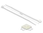 DELOCK Befestigungssockel 25 x 25 mm mit Kabelbinder