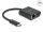 DeLOCK USB Type-C Adapter zu Gigabit LAN 10/100/1000 Mbps mit Power Delivery Anschluss schwarz