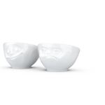 FIFTYEIGHT Eierbecher Set Nr.3 - Glücklich Hmpff weiß