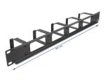 DeLOCK 19″ Kabelmanagement Rangierpanel mit 4...