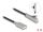 DeLOCK USB 2.0 Kabel Typ-A Stecker zu USB Type-C Stecker gewinkelt mit LED und Schnellladefunktion 60 W 3 m