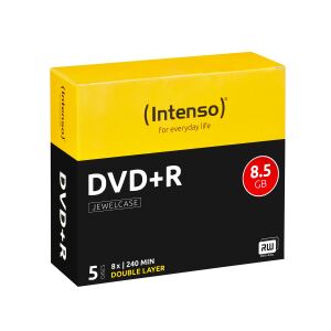Intenso DVD+R 8.5GB, DL, 8x 8,5 GB DVD+R DL 5 Stück(e)