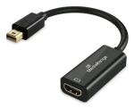 MediaRange Mini DisplayPort zu HDMI Konverter, 10 Gbps, 20cm, Schwarz