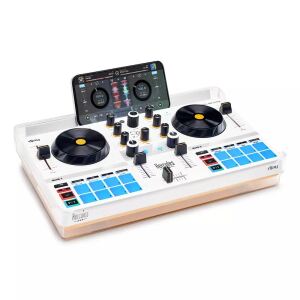 Hercules MIX ULTRA Digital Vinyl System (DVS) Scratcher Weiß