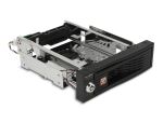 DELOCK Wechselrahmen 1x 3,5" SATA HDD in 5,25" Schacht sw
