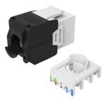 Equip Cat.6A Ungeschirmte Keystone-Buchse Werkzeuglos, 8...