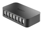 D-Link DUB-H7 USB 2.0 Type-B 480 Mbit/s Schwarz