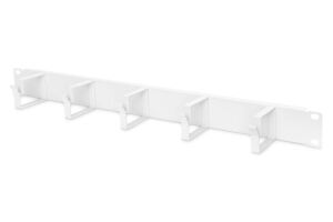 Digitus Kabelrangierpanel mit Kabelführungsbügeln für 483 mm (19")-Schränke, 1HE