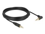 DELOCK Klinkekabel 3,5mm -> 3,5mm 90° St/St 5.00m...