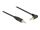 DELOCK Klinkekabel 3,5mm -> 3,5mm 90° St/St 5.00m schwarz