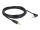 DELOCK Klinkekabel 3,5mm -> 3,5mm 90° St/St 5.00m schwarz