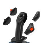 Thrustmaster TCA Sidestick X Airbus Edition Schwarz, Blau USB Flightstick Analog / Digital PC, Xbox Series S, Xbox Series X