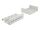 DELOCK Keystone Patchpanel 8 Port grau