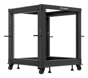 Lanberg OR01-6112-B Rack 12U Freistehendes Gestell Schwarz