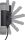 Brennenstuhl 1171580030 Flutlichtscheinwerfer Schwarz, Grau 85 W LED D