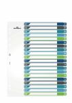 Durable 679727 Tab-Register Leerer Registerindex Polypropylen (PP) Mehrfarbig