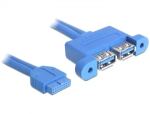 DeLOCK 82941 USB Kabel USB 3.2 Gen 1 (3.1 Gen 1) 0,45 m 2...