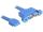 DeLOCK 82941 USB Kabel USB 3.2 Gen 1 (3.1 Gen 1) 0,45 m 2 x USB A 5 Gbit/s Blau