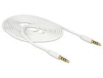 DeLOCK 83441 Audio-Kabel 2 m 3.5mm Weiß
