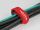 DELOCK Klett-Kabelbinder m. Schlaufe L190x B25mm rot 5 Stk.
