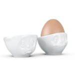 FIFTYEIGHT Eierbecher Set Nr.2 - Och bitte Lecker weiß