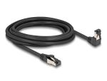 DELOCK RJ45 Netzwerkkabel Cat.8.1S/FTP 90° unten gew./gerade