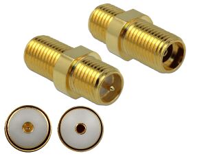 DELOCK Adapter SMA Buchse zu RP-SMA Buchse 3 GHz
