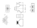 DELOCK RJ45 Splitter/T-Adapter 1xRJ45 zu 2xRJ45 Cat.5e STP