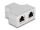 DELOCK RJ45 Splitter/T-Adapter 1xRJ45 zu 2xRJ45 Cat.5e STP
