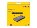 DELOCK HDMI KVM Switch 8K 60 Hz mit USB 5 Gbps