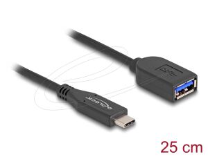 DELOCK USB 10 Gbps Kabel USB Type-C Stecker zu Typ-A Buchse