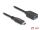 DeLOCK USB 10 Gbps Kabel USB Type-C Stecker zu Typ-A Buchse 25 cm koaxial