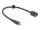 DeLOCK USB 10 Gbps Kabel USB Type-C Stecker zu Typ-A Buchse 25 cm koaxial