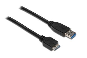 Alcasa USB 3.0 A/Micro B 3m USB Kabel USB 3.2 Gen 1 (3.1 Gen 1) USB A Micro-USB B Schwarz