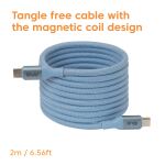 CLUB3D CAC-3030 USB Kabel 2 m USB C 0,48 Gbit/s 240 W Blau