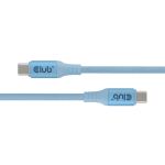 CLUB3D CAC-3030 USB Kabel 2 m USB C 0,48 Gbit/s 240 W Blau