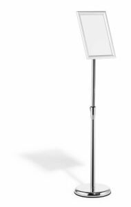 Durable 479823 Zeichenhalter und Informationsstand A4 Aluminium, Kunststoff, Stahl Silber