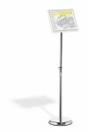 Durable 479823 Zeichenhalter und Informationsstand A4 Aluminium, Kunststoff, Stahl Silber