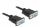 DeLOCK Seriell Kabel RS-232 D-Sub9 Buchse zu Buchse Nullmodem mit schmalem Steckergehäuse 2 m