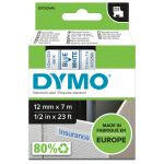 DYMO Original D1-Etikettenband | blau auf weiß | 12...