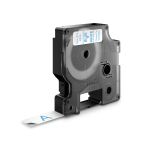 DYMO Original D1-Etikettenband | blau auf weiß | 12 mm x 7 m | selbstklebendes Schriftband | für LabelManager-Beschriftungsgerät