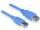 DeLOCK USB 3.0-A M/F - 1m USB Kabel USB A 5 Gbit/s Blau