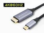 Conceptronic USB-C zu HDMI-Kabel, Male to Male, 4K 60Hz