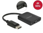 DELOCK Splitter DisplayPort 1.4 St 2x DisplayPort Bu 4k 60Hz