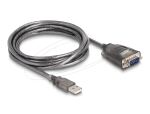 DeLOCK Adapter USB 2.0 Typ-A zu 1 x Seriell RS-232 D-Sub...